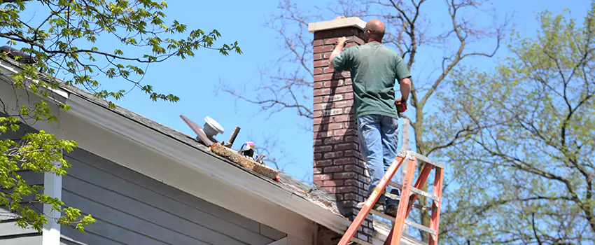 Vinyl and PVC Chimney Flashing Installation in Chickasha, OK